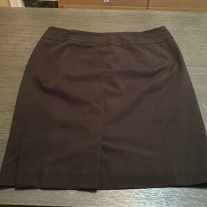 Brown pencil skirt